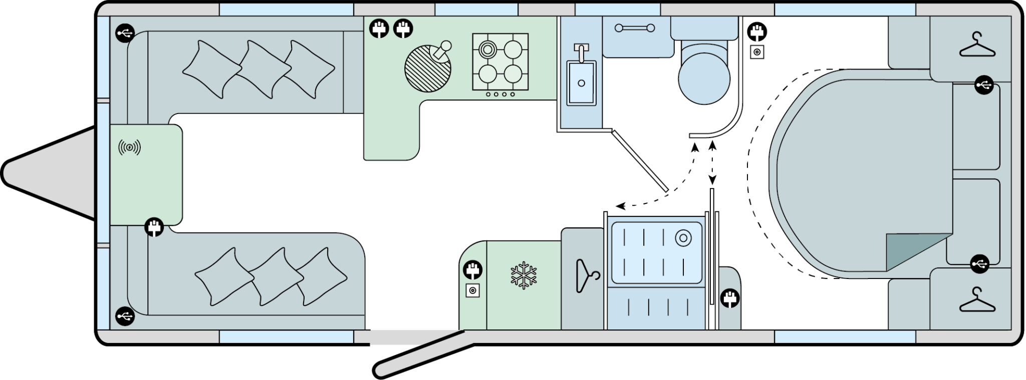 Alicanto Deluxe Porto layout drawing
