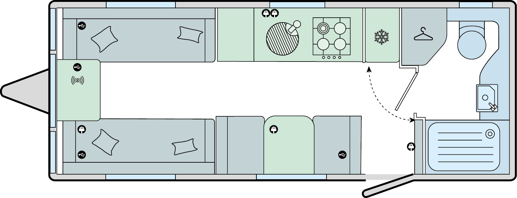 Unicorn Deluxe Madrid Layout drawing