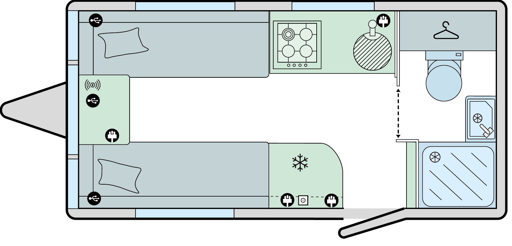 Phoenix Black 420 Layout drawing