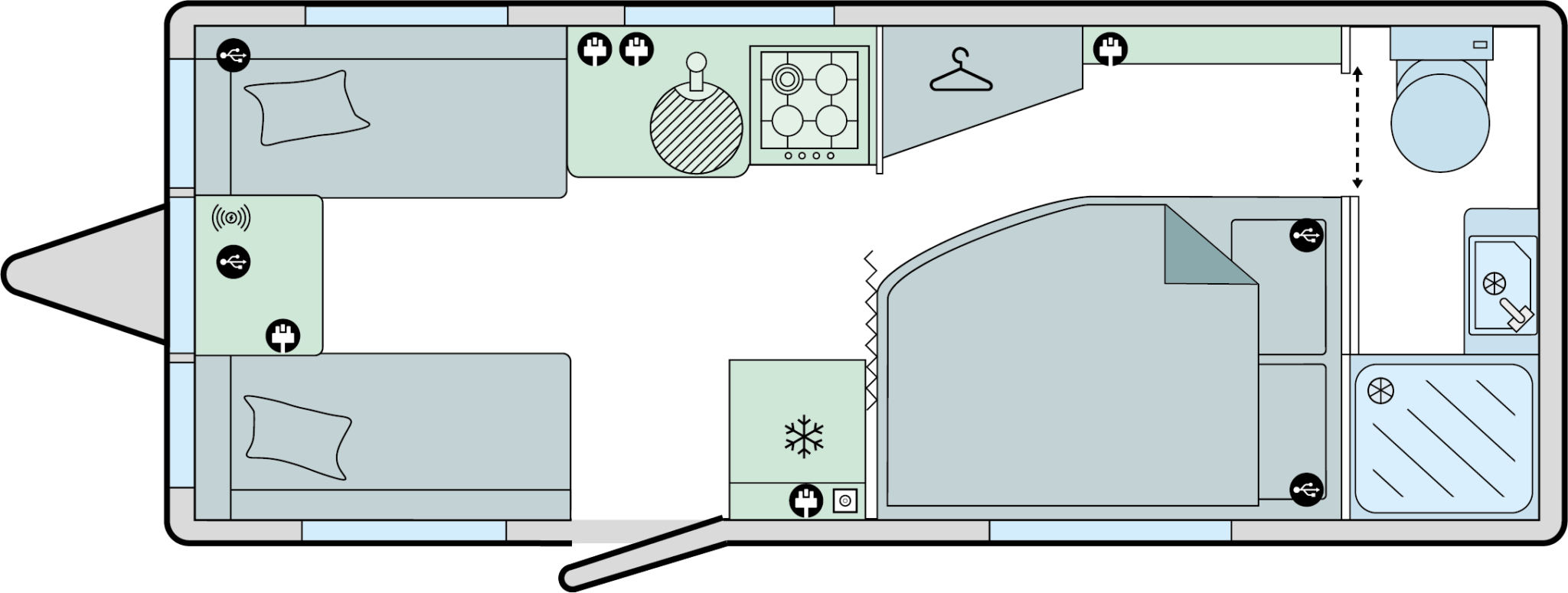 Phoenix Black 440 Layout drawing