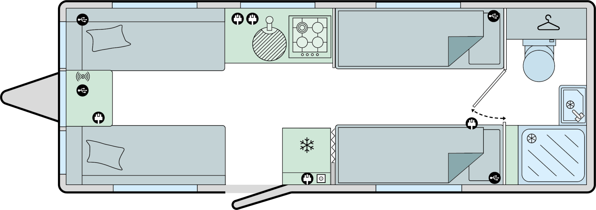 Phoenix Black 642 Layout drawing